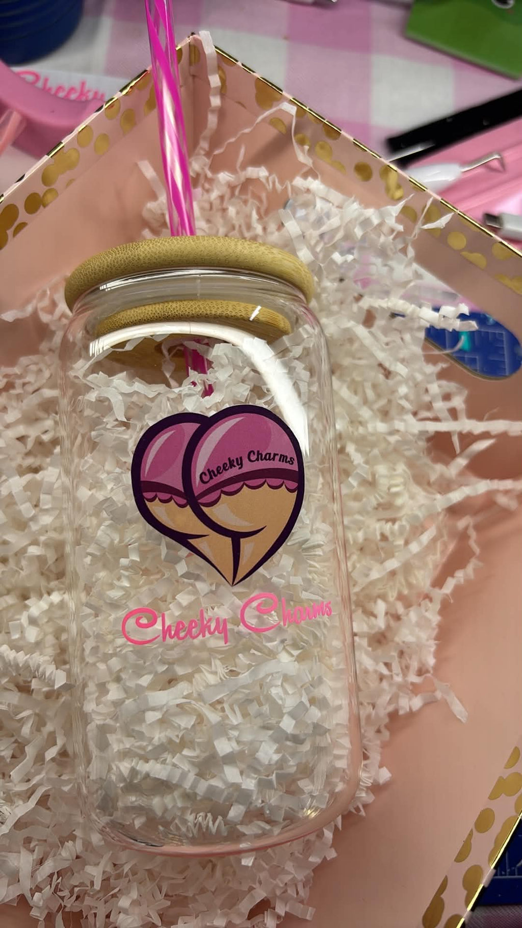 🥤 Personalized Glass Can Gift Set