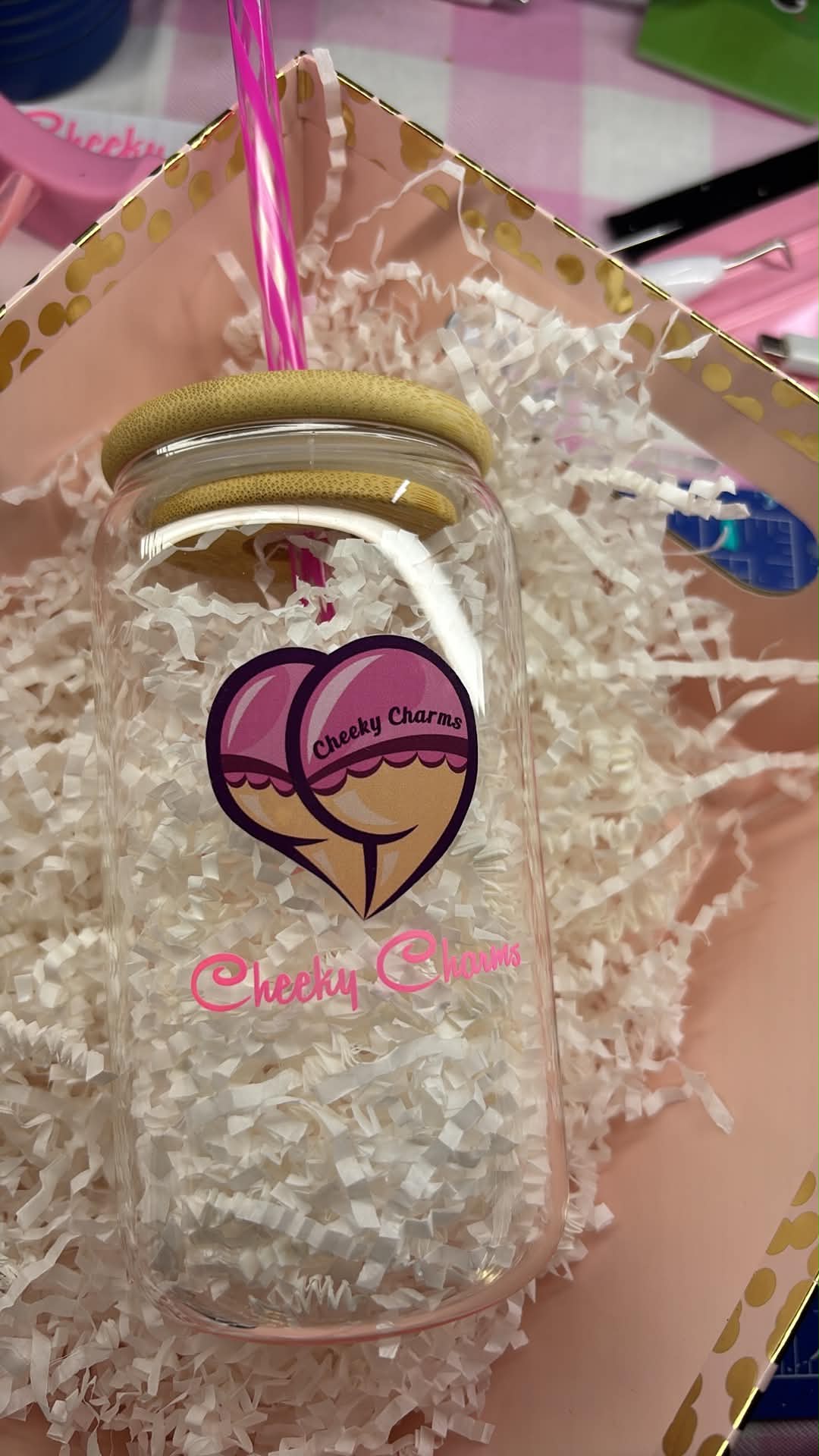 🥤 Personalized Glass Can Gift Set