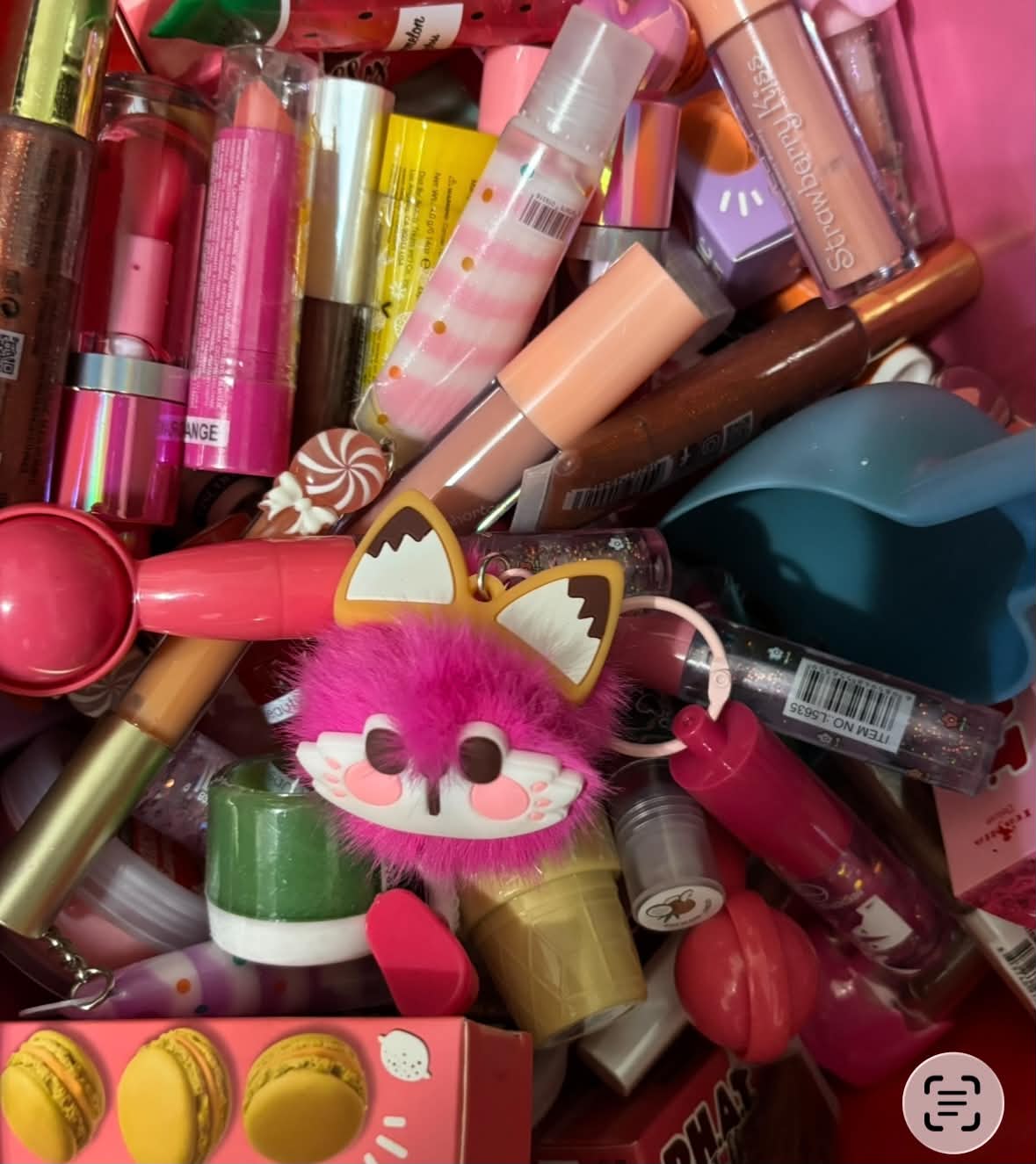 💄 Stuffed Lippy Glass Can Gift Set