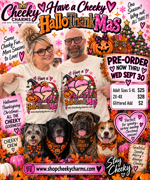 Have a Cheeky HalloThankMas! Holiday T-Shirt