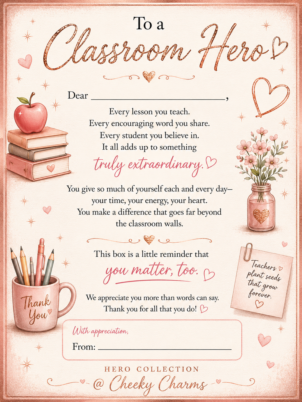 Classroom Hero Box 🍎✨ The Hero Collection